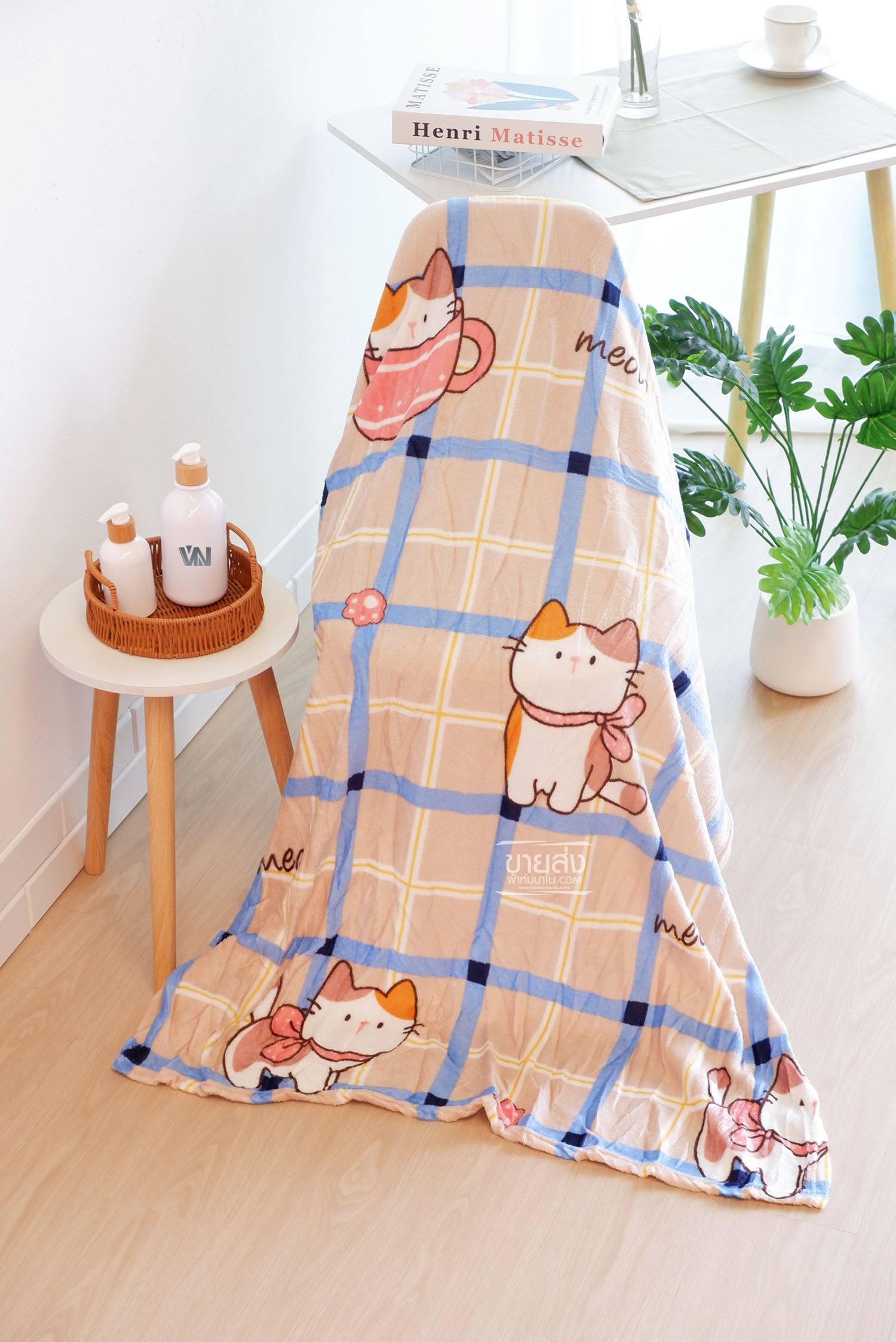 ผ้าห่มนาโนส่ง 59 บาทลายการ์ตูน 4 ฟุตรุ่นบาง 100ผืน