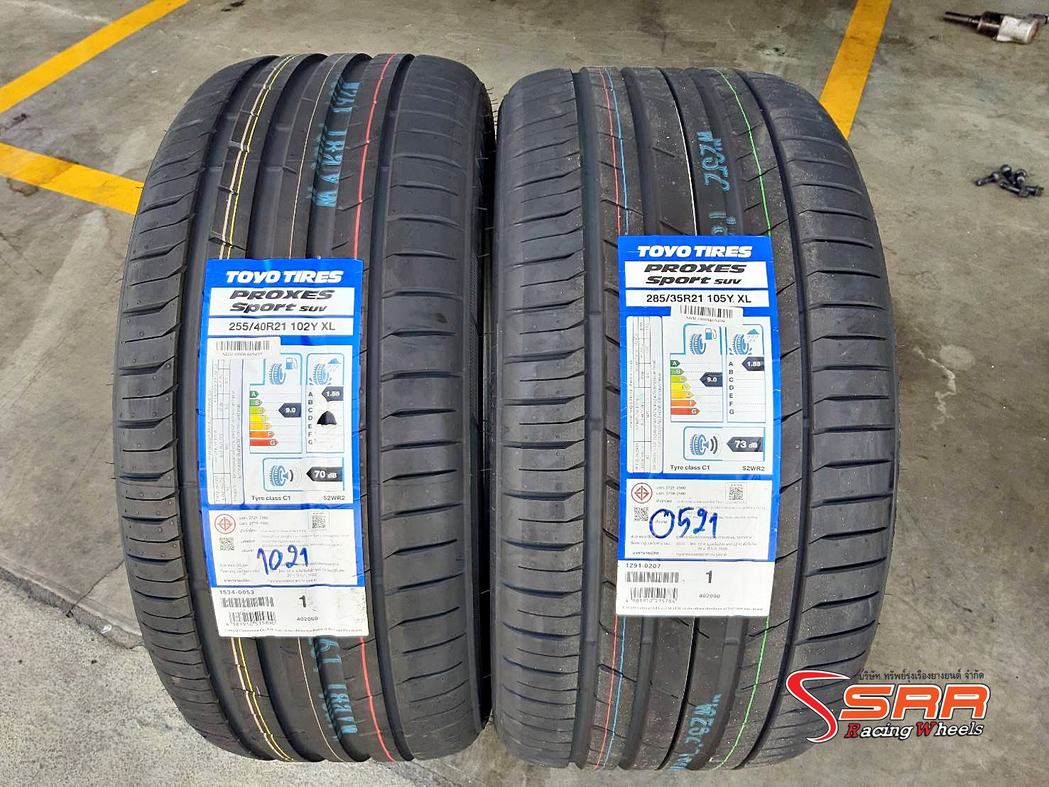 TOYO PROXES SPORT SUV 285/35R21 ยางใหม่ปี2021 ราคาพิเศษ