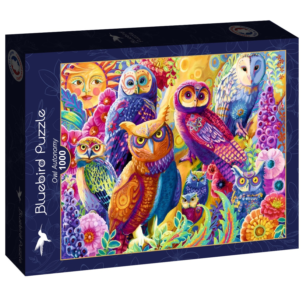 Bluebird Puzzle - Owl Autonomy by Laura Audi 1000 pcs.