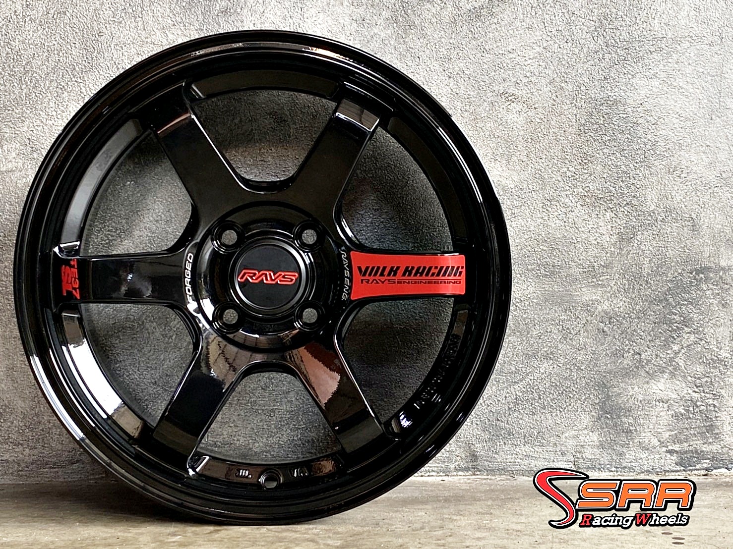 AOW-11SL TE37 SL 15x7 4x100 ET+35 BLACK (WE)