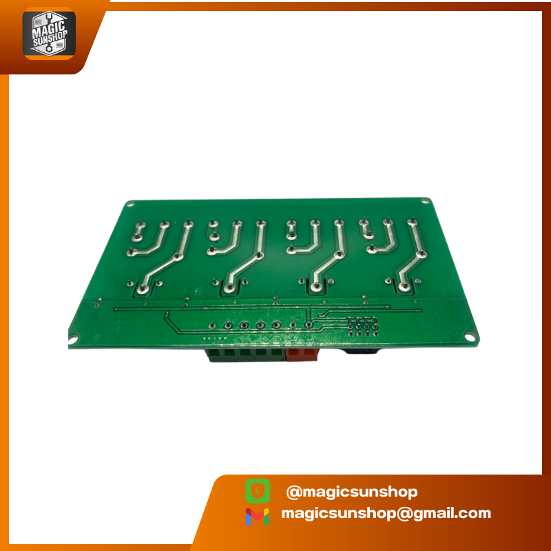 928097 4 Channel Relay 12V High And Low Trigger 240V/30A