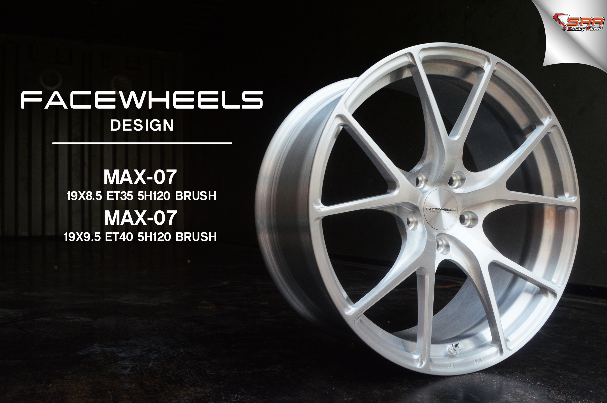 FORGED MAX-07 ขอบ19 5H120 สำหรับใส่รถBMW Series 3