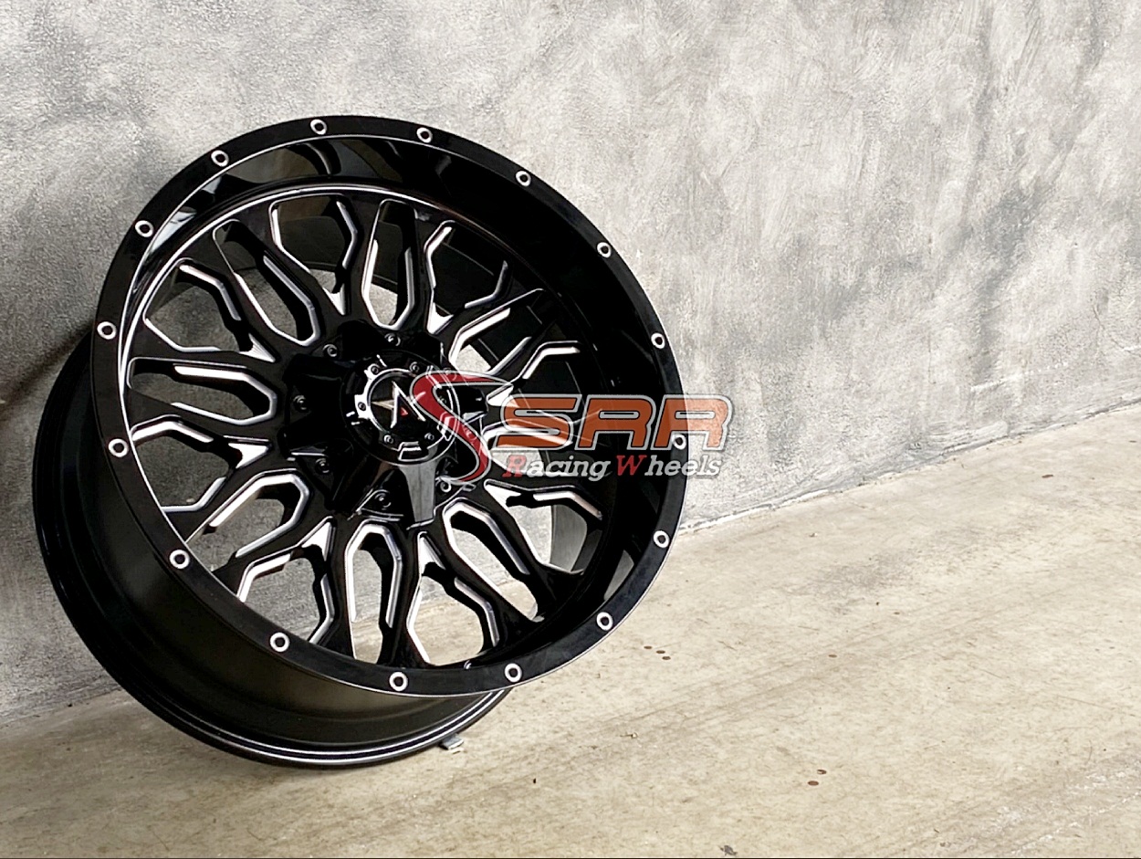 OASIS OW-DUO 20x10 6x139.7 ET-18 BLACK & MILLED