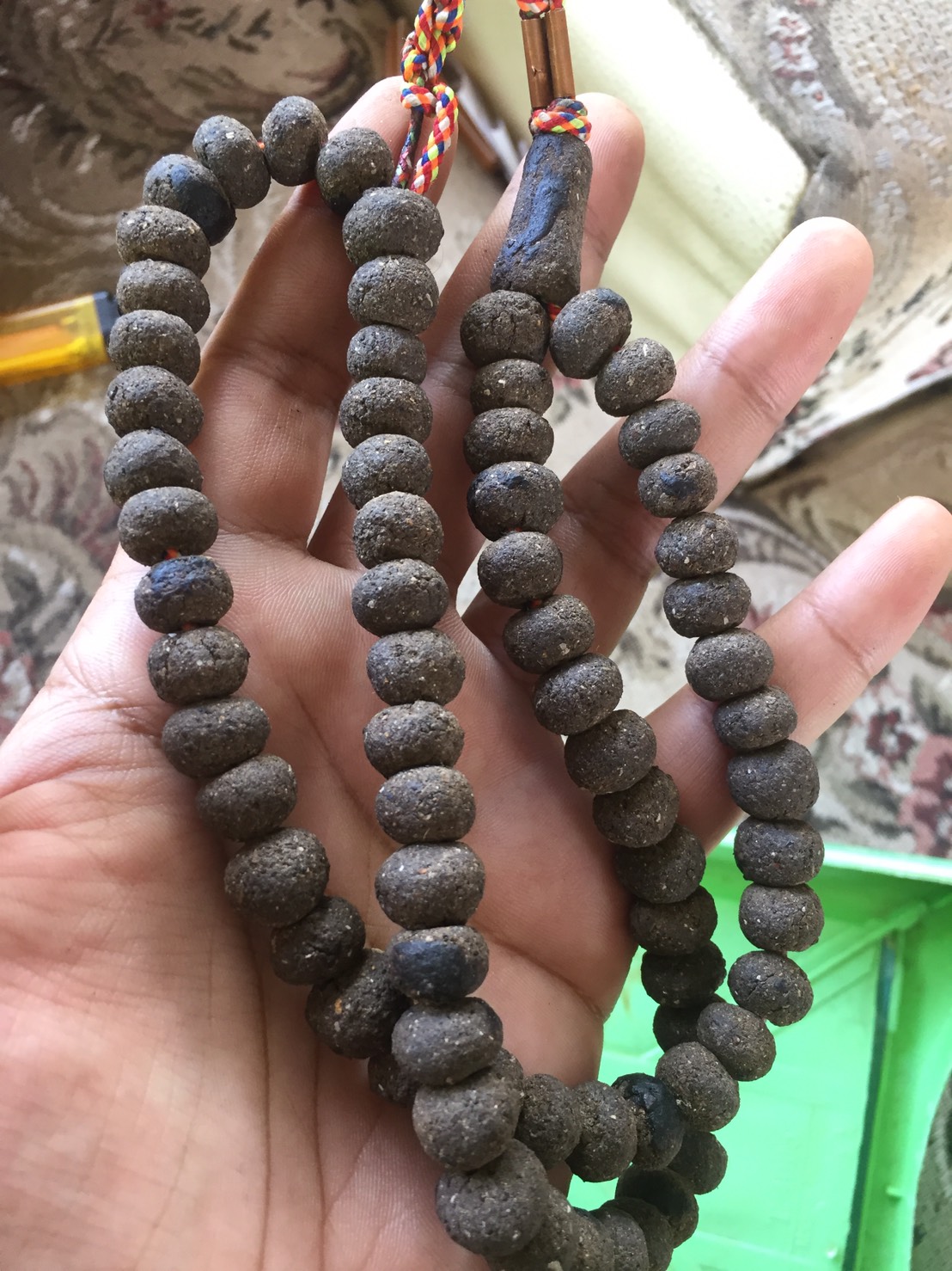 เม็ดประคำผงพราย 59ตน อาจารย์เปล่ง บุญยืน ยุคต้น