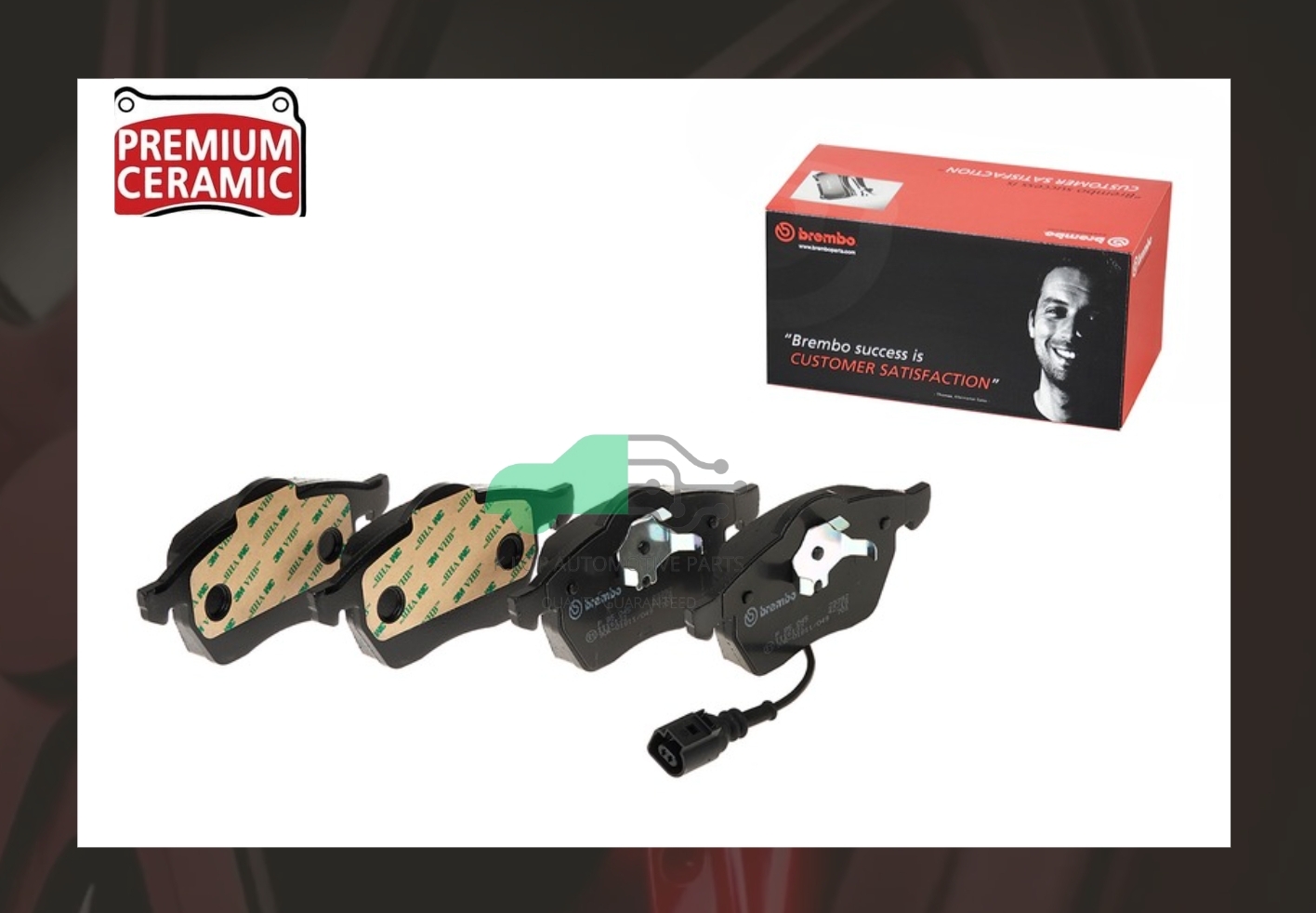 P85 045B ผ้าเบรกหน้า แท้ BREMBO รุ่น BLACK : Audi TT (1.8), VW Golf MK4 (2.8 VR6) 01-07