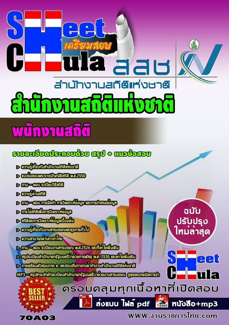 แนวข้อสอบ พนักงานสถิติ สำนักงานสถิติแห่งชาติ
