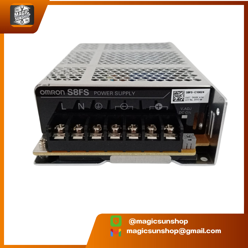 OMRON Switching Power Supply 100W 24VDC 4.5A S8FS-C10024