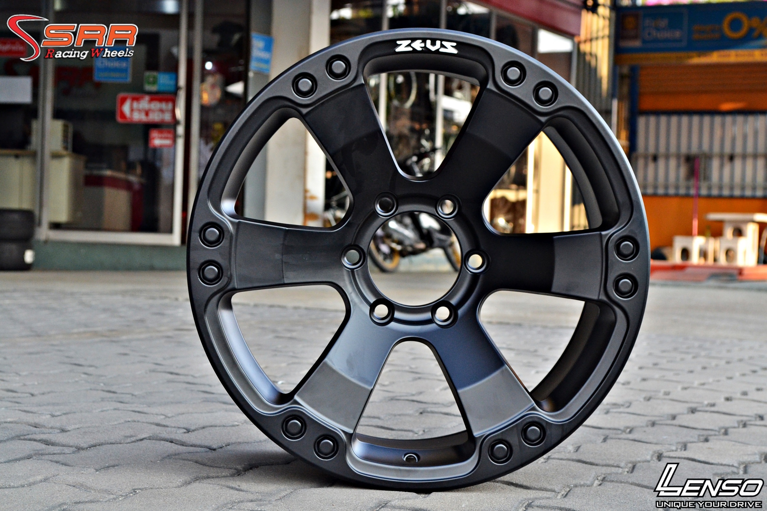 ZEUS-12 ขอบ18 นิ้ว 6x139.7 MATT BLACK