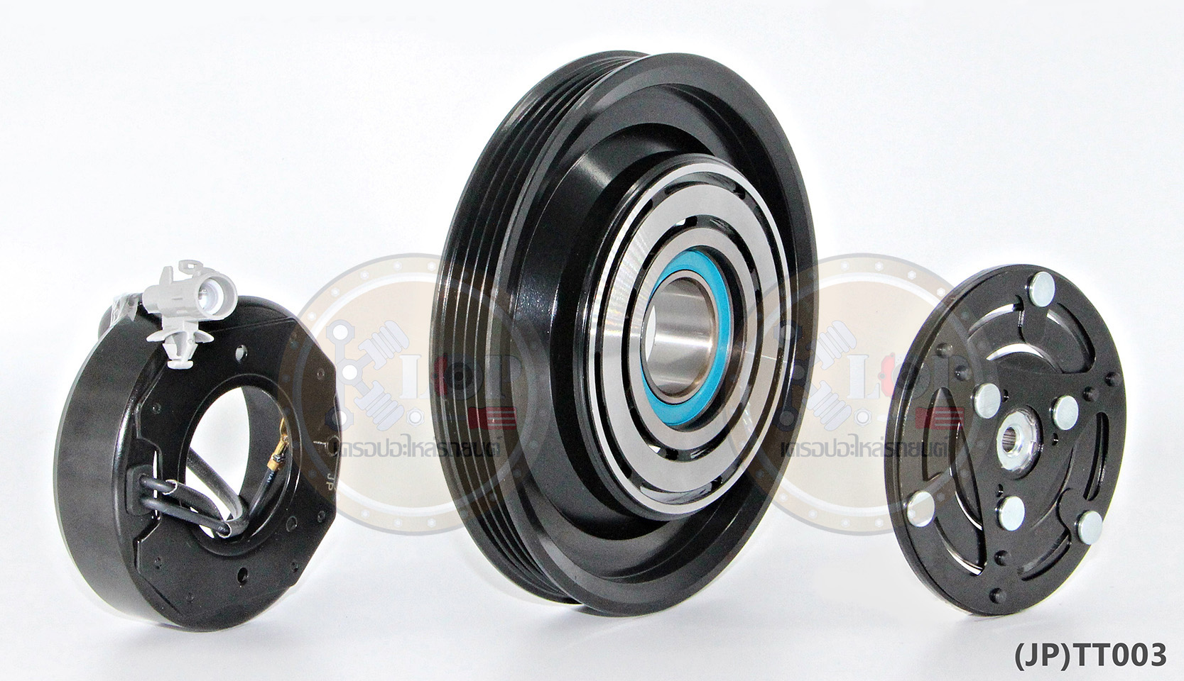 (JP)TT003-JP ชุดหน้าคลัทช์(Vinn) Toyota VIOS ปี2003 (10S) (ญี่ปุ่น) 150mm. 4PK 12V.