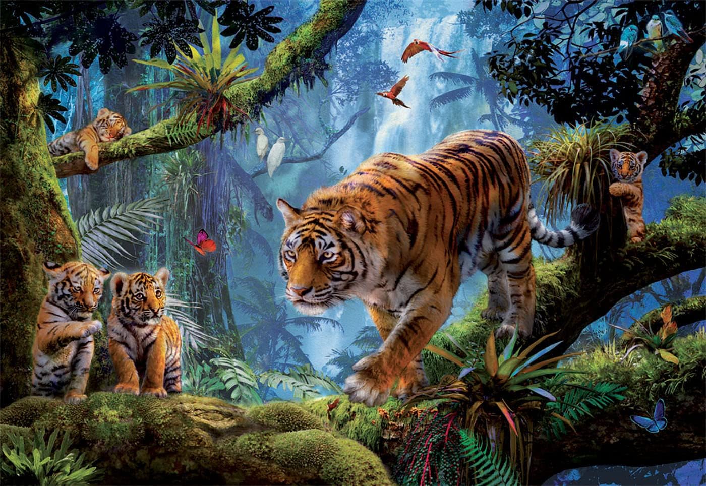 Educa - Tigers in the Tree by Jan Patrik Krasny 1000 pcs.