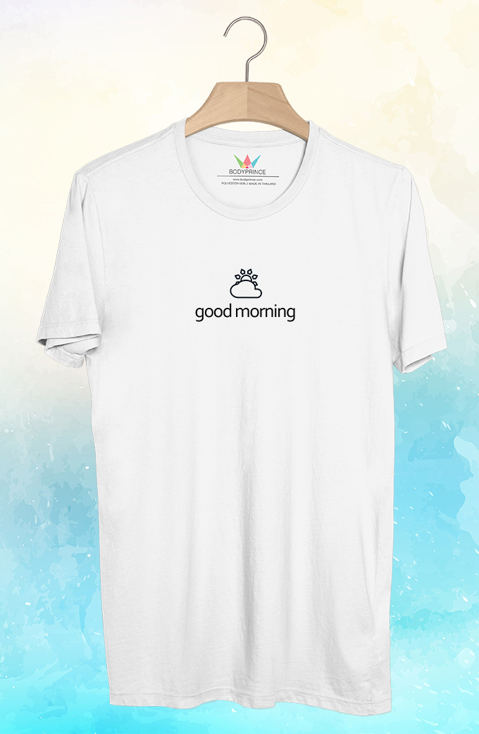 BP473 เสื้อยืด Good morning