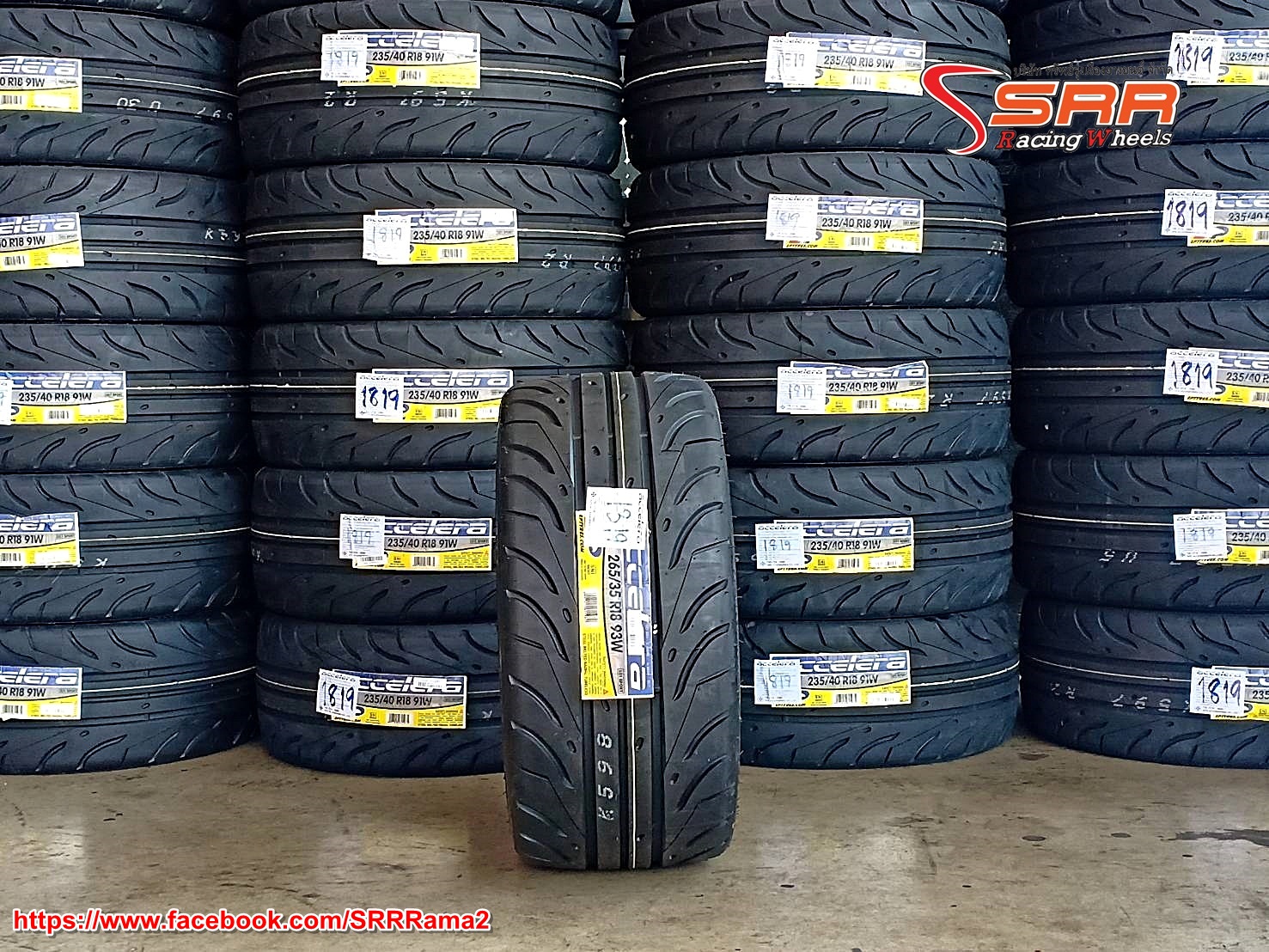 ACCELERA 651 SPORT 265/35R18 ยางใหม่ปี19 เส้นละ 3,250 บาท