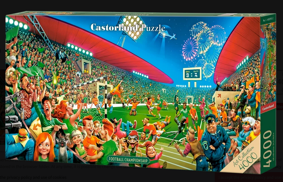Castorland - Football Championship 4000 pcs.