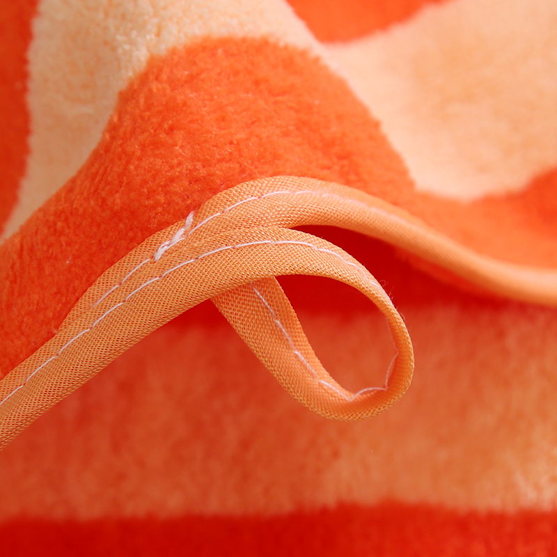 ผ้าเช็ดผมขนเป็ดลายริ้ว รุ่นพิเศษหนานุ่ม (1โหล)