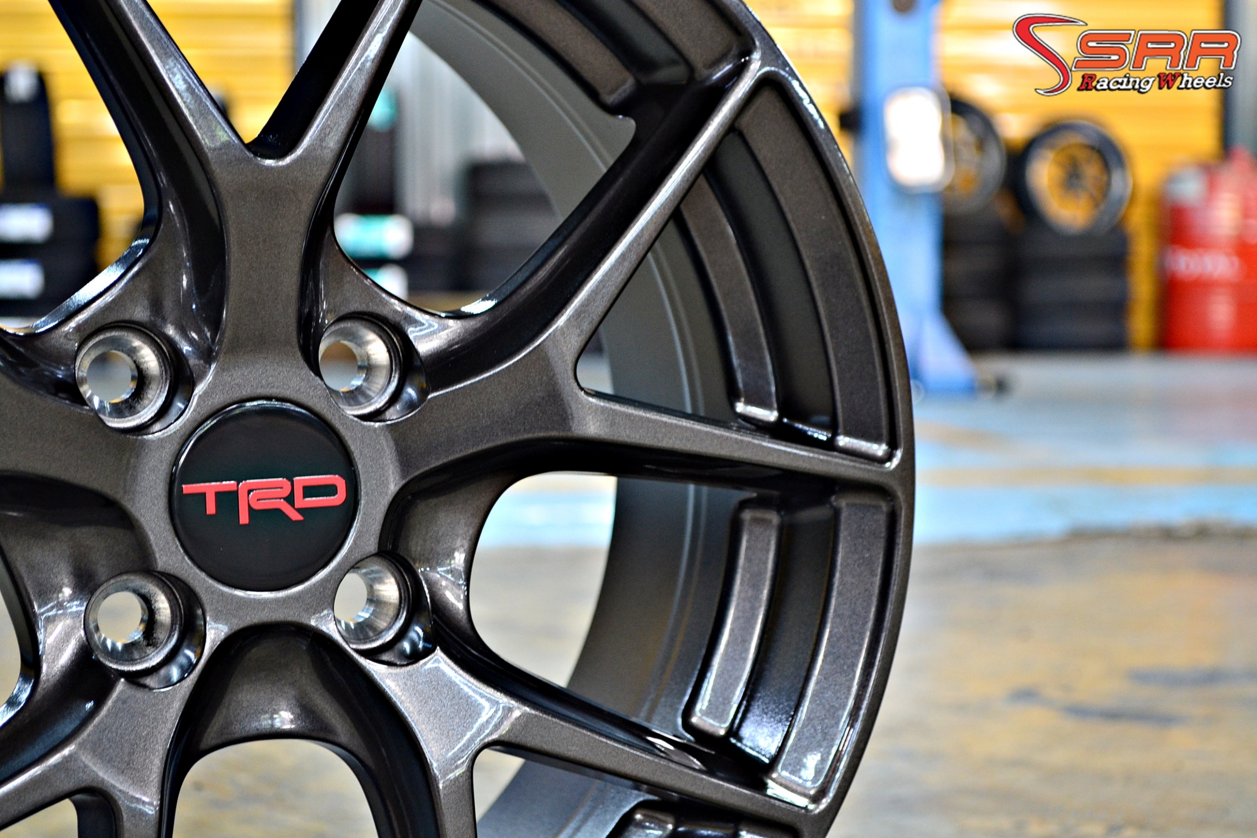 TRD TR6 ล้อแท้LENSO ขอบ15 4x100 HD สำหรับใส่รถTOYOTA