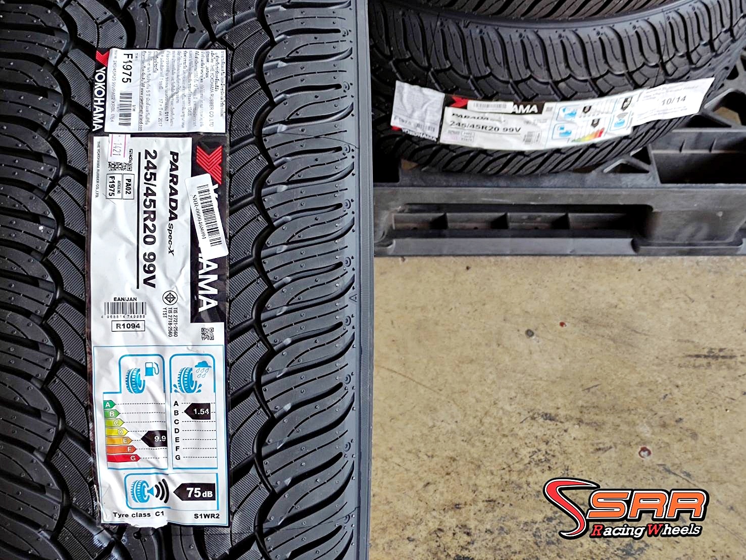 YOKOHAMA PARADA Spec-X 245/45R20 ยางใหม่ปี2021 ราคาพิเศษ