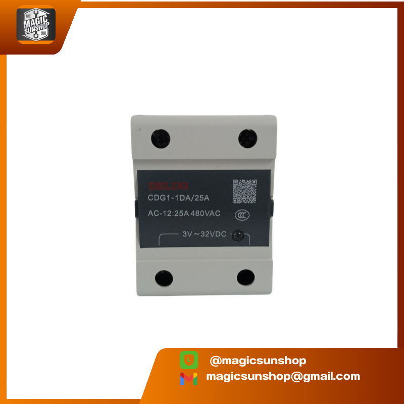 DELIXI สเตรทรีเลย์ Solid State relay CDG1-1DA/25A