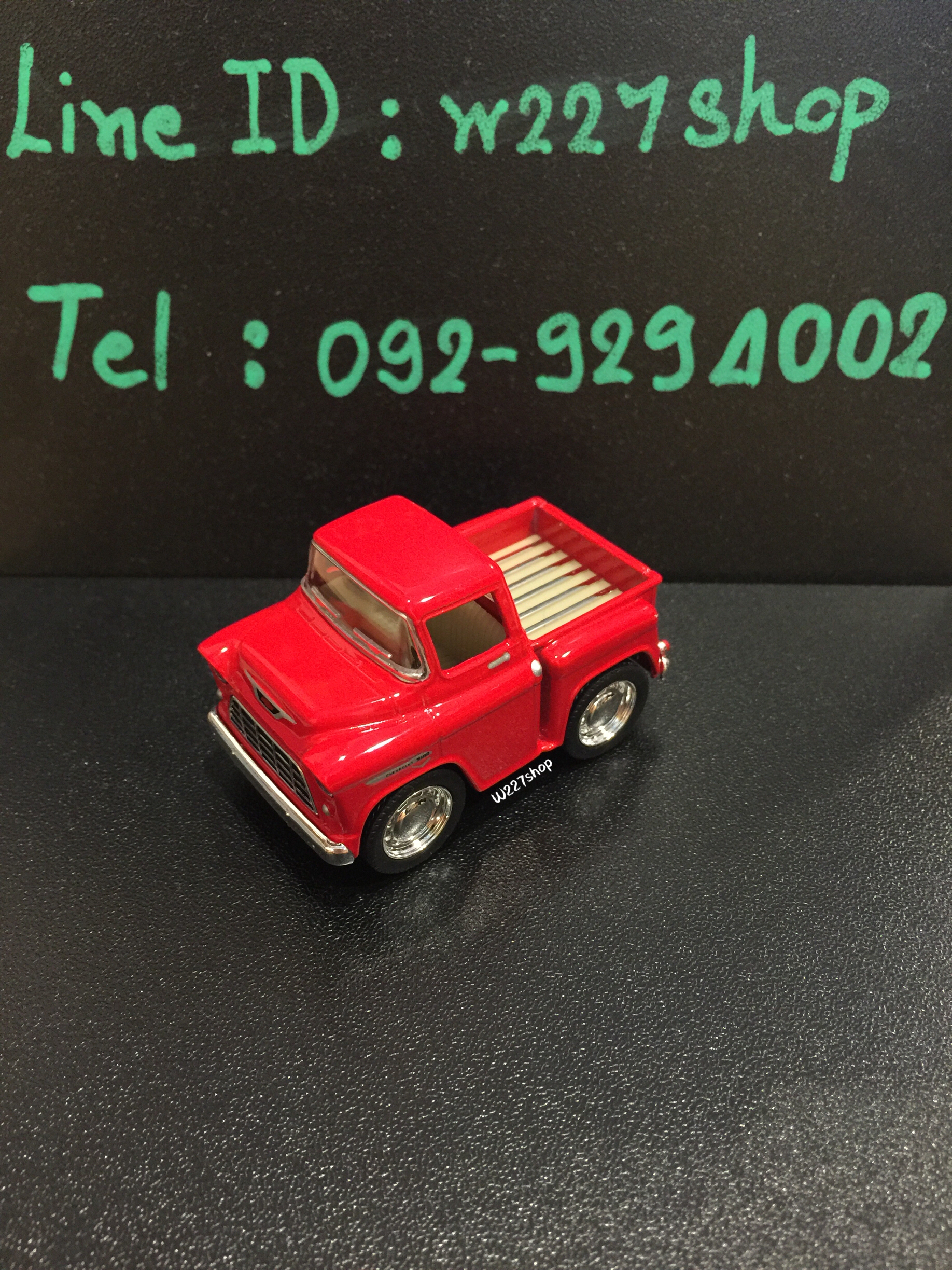 โมเดลรถเหล็ก รถกระบะ Stepside Junior ขนาด 2 นิ้ว กดลาน (ปลีก-ส่ง)