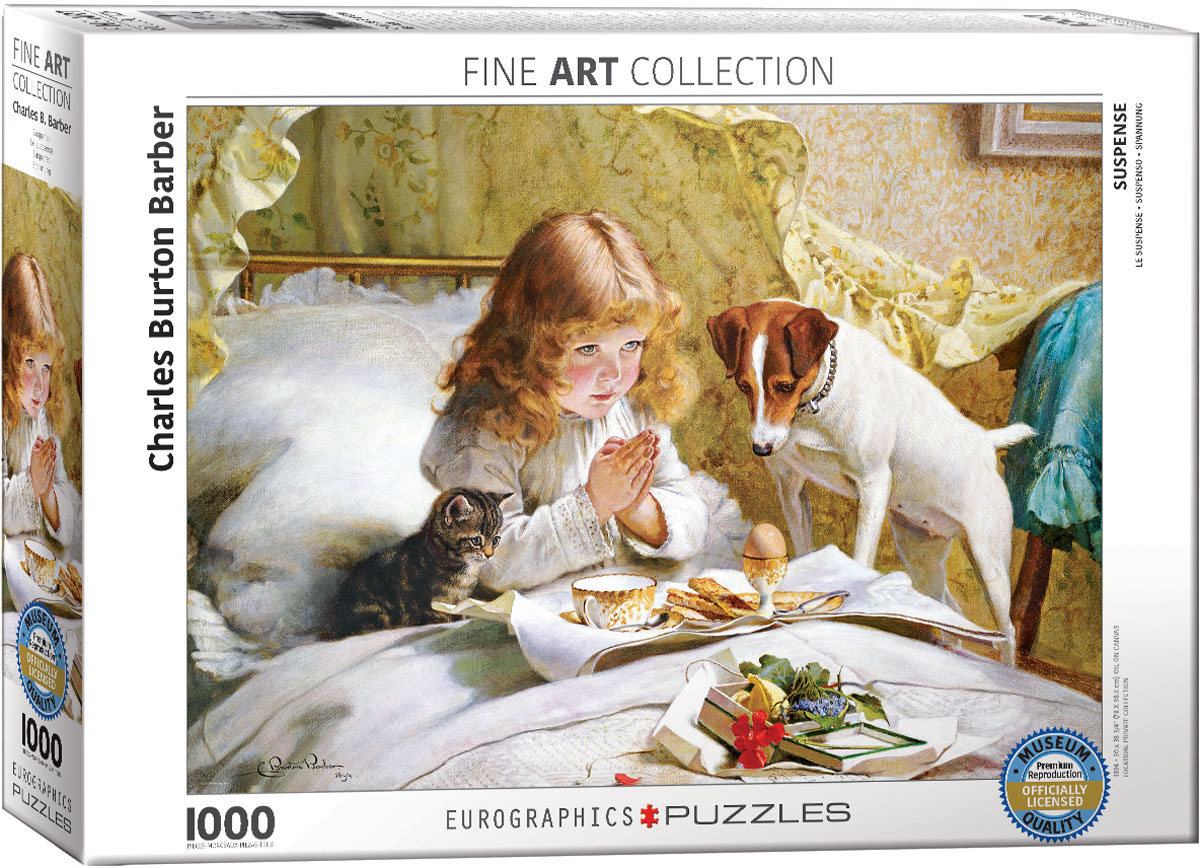 Eurographics - Suspense by Charles Burton Barber (Non-Pattern) 1000 pcs.