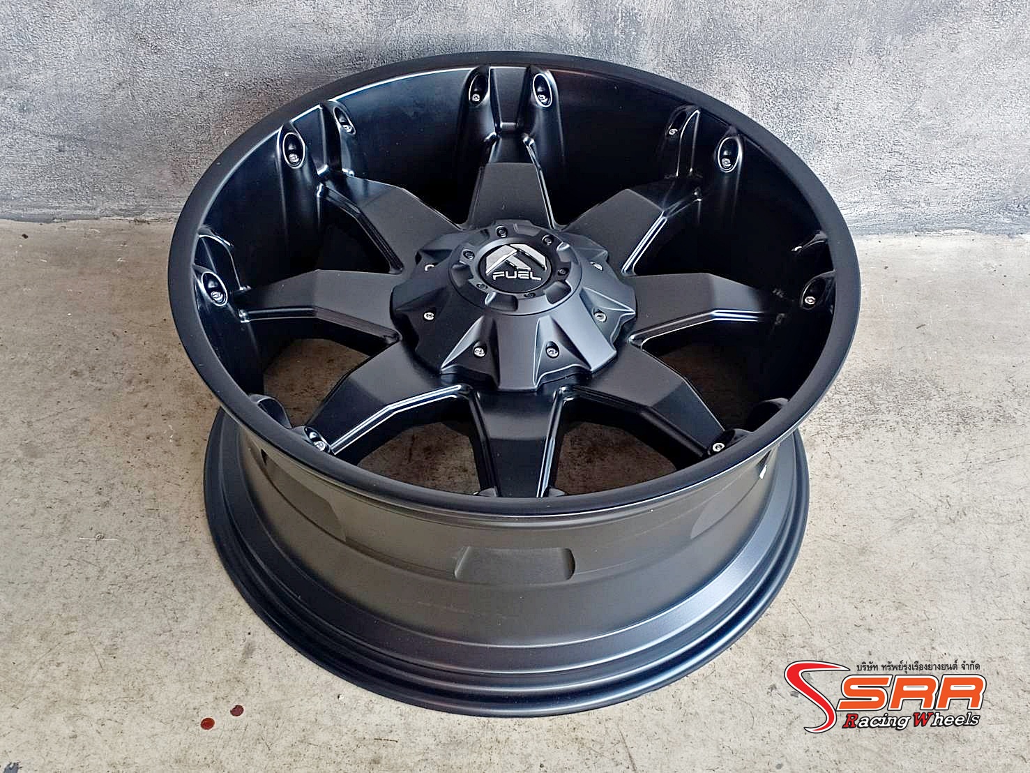 FUEL OCTANE D509 ขอบ20 ET-12 6x139.7/6x135 MATTE BLACK