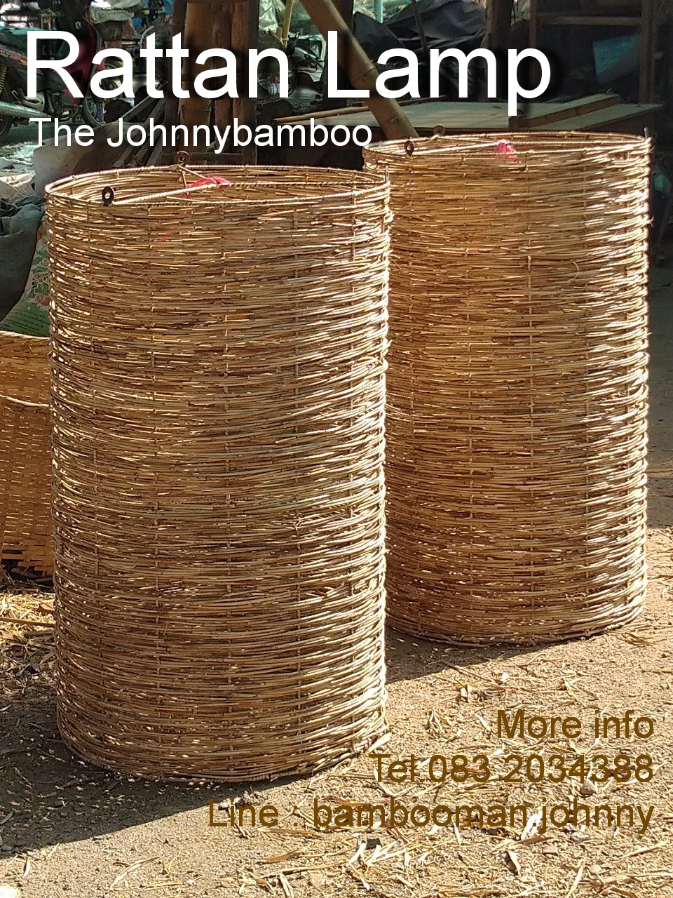 โคมไฟหวาย Rattan Lamp Shade