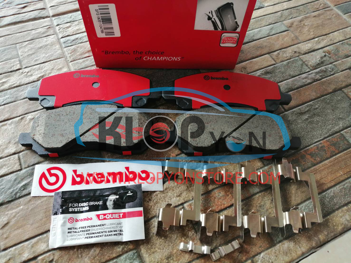 P54030C ผ้าเบรกหน้า CERAMIC BREMBO Sapce Wagon สเปซแวกอน 2.4 MIVECS
