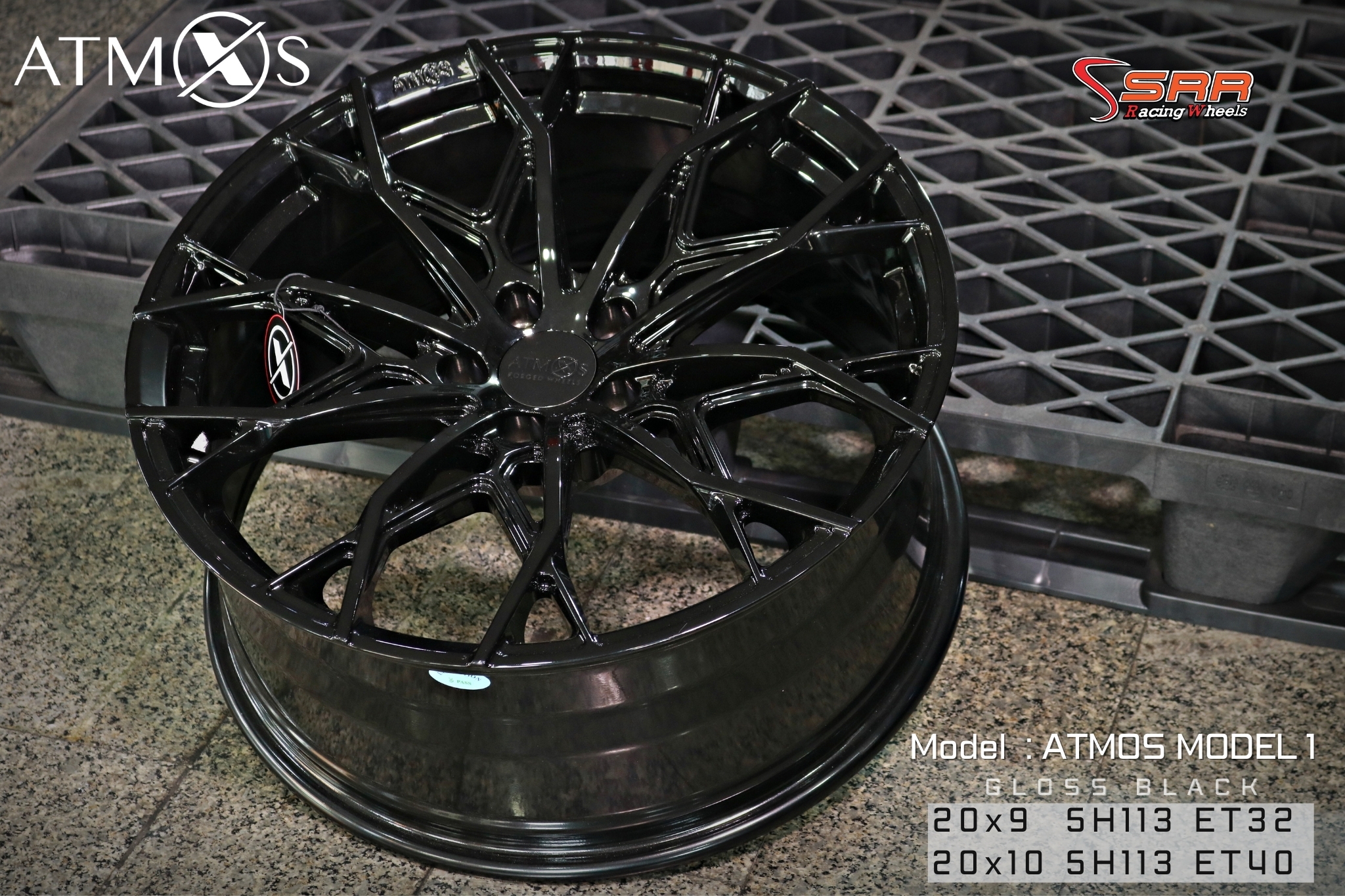 ATMOS X Wheel Premium Forged ล้อแท้ น้ำหนักเบา มีจำหน่ายที่ SRR