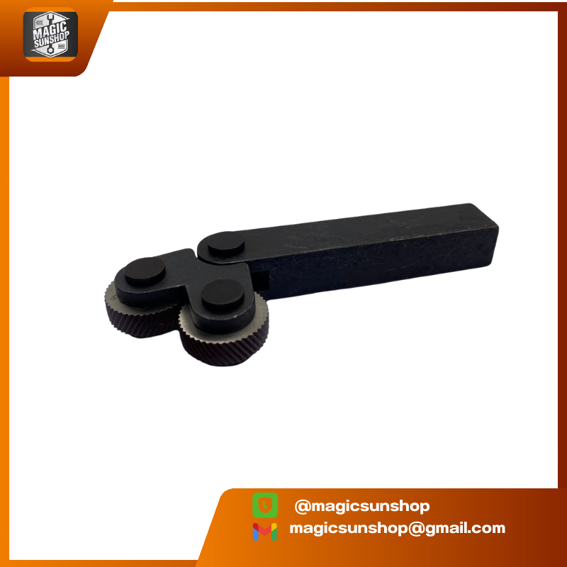 928699 ลูกล้อพิมพ์ลายแบบ 2 ล้อ ขนาดด้าม 20 mm (ความละเอียด 1.5mm)