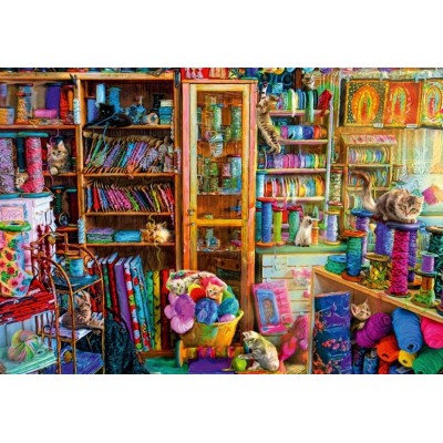 Bluebird Puzzle - Kitty Heaven by Aimee Stewart 1000 pcs.