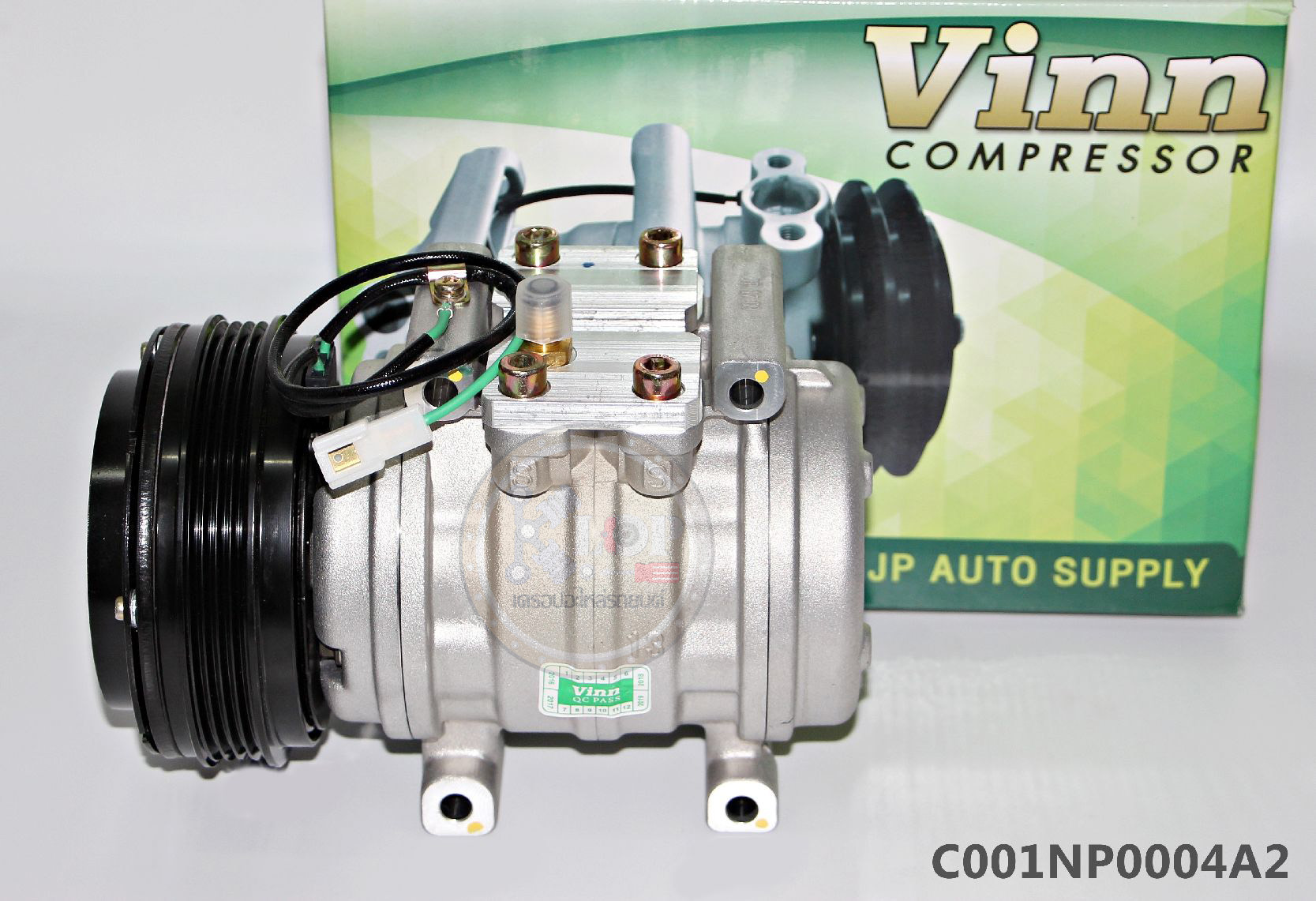 C001NP0004 คอมแอร์แท้(DENSO) นำเข้าโดย(Vinn)A2 10P13C 4PK 24V.