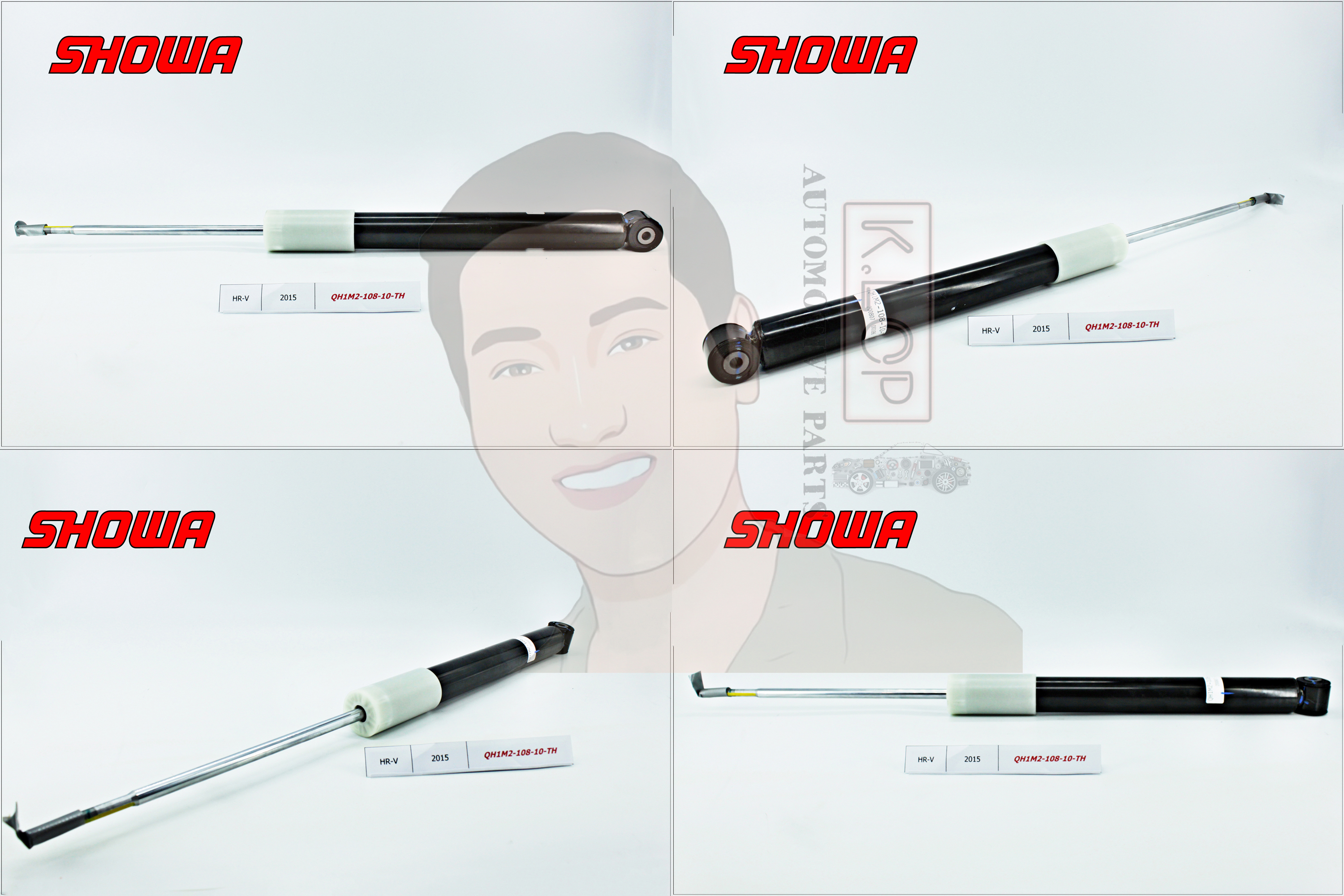QH1M2-108-10-TH โช๊คอัพ(SHOWA)หลัง-ขวา,ซ้าย แท้ติดรถ HONDA HR-V ปี2015 เกียร์AT 1.8L. ***สินค้ามีใบรับประกัน 1 ปี (ราคาพิเศษต่อคู่)