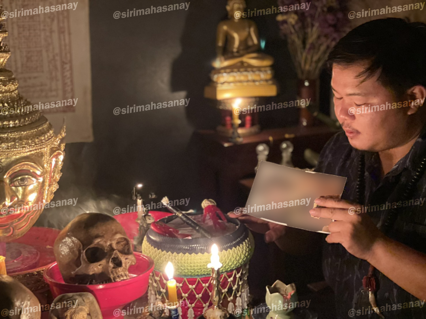 พิธีหุ่นรักมัดจิต อาจารย์เสก สำนักสักยันต์ป๋ารมีเศรษฐีเรือนคำ