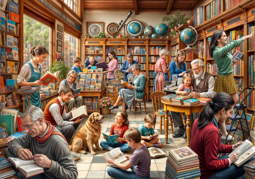 Bluebird Puzzle - Bookstore 1000 pcs.