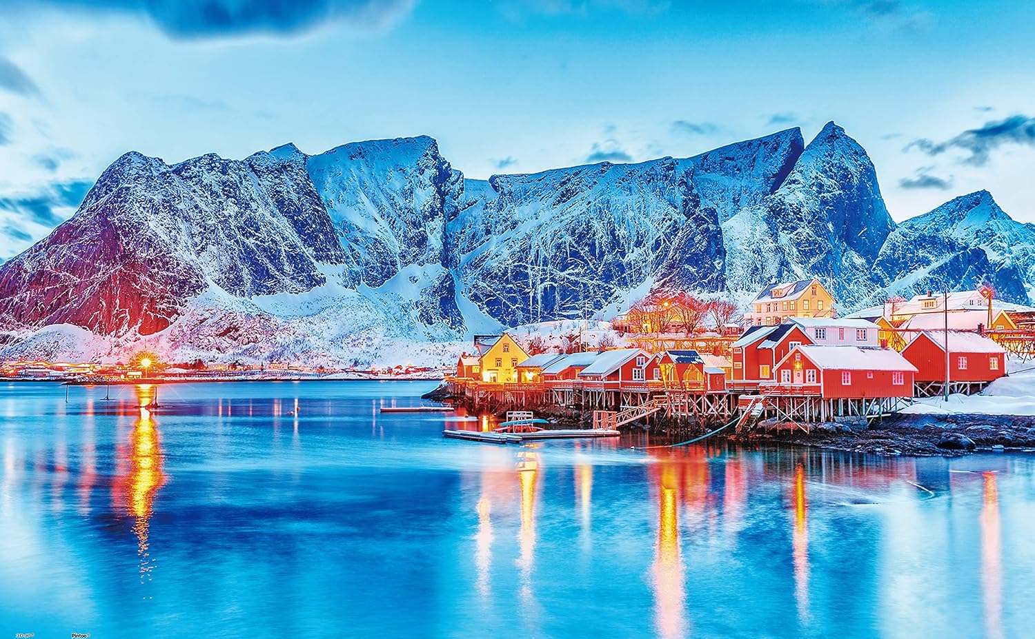 Pintoo - A World of Ice and Snow in Reine, Norway 1000 pcs.