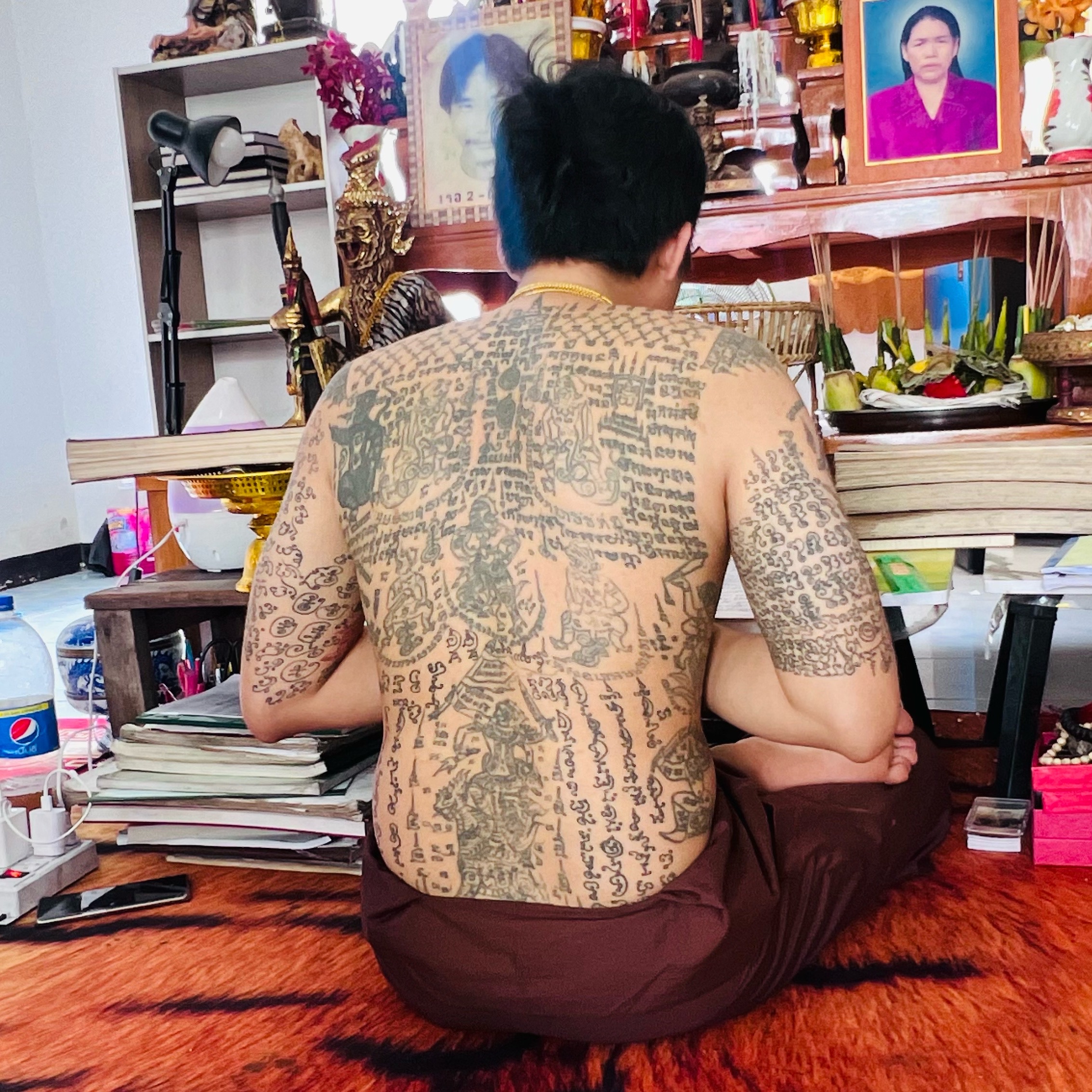 20/07/2566 มาเอามวลสารและจารแผ่นตะกรุดทำงั่งอยุธยา อาจารย์เวียง ขุนแผน