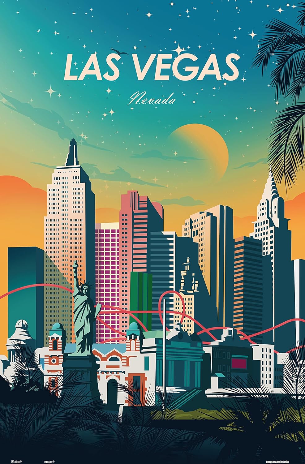 Pintoo - World Travel : Las Vegas / Studio Inception 600 pcs.