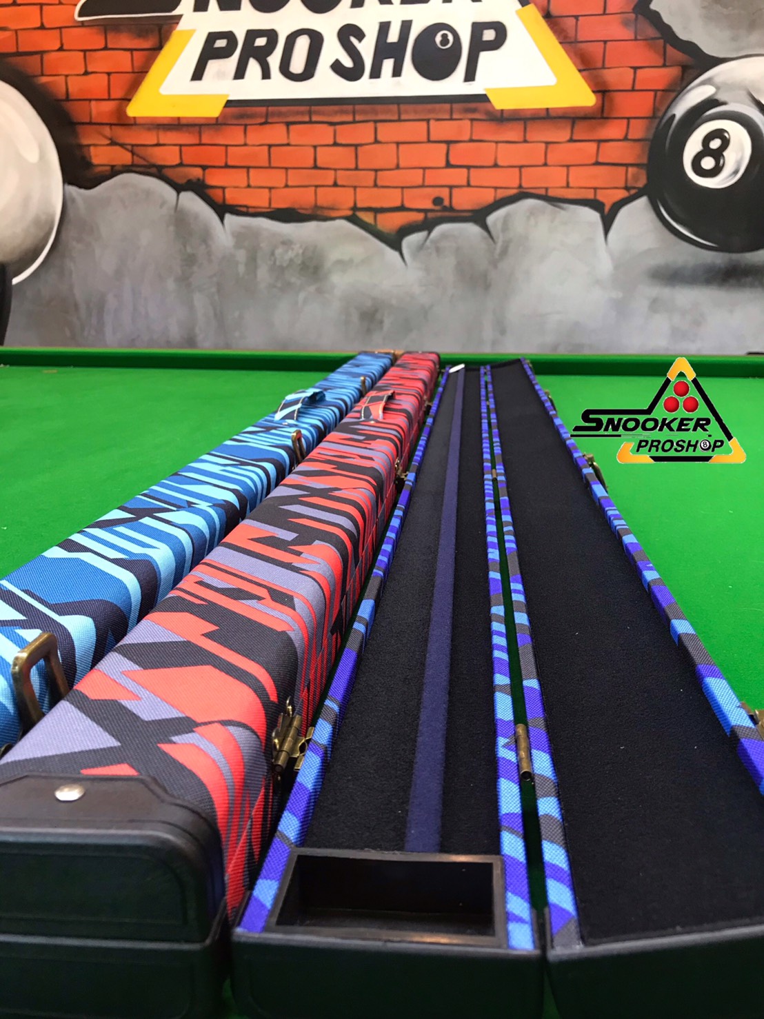 กล่องไม้คิวท่อนเดียวแบบไม้หุ้มผ้า PU