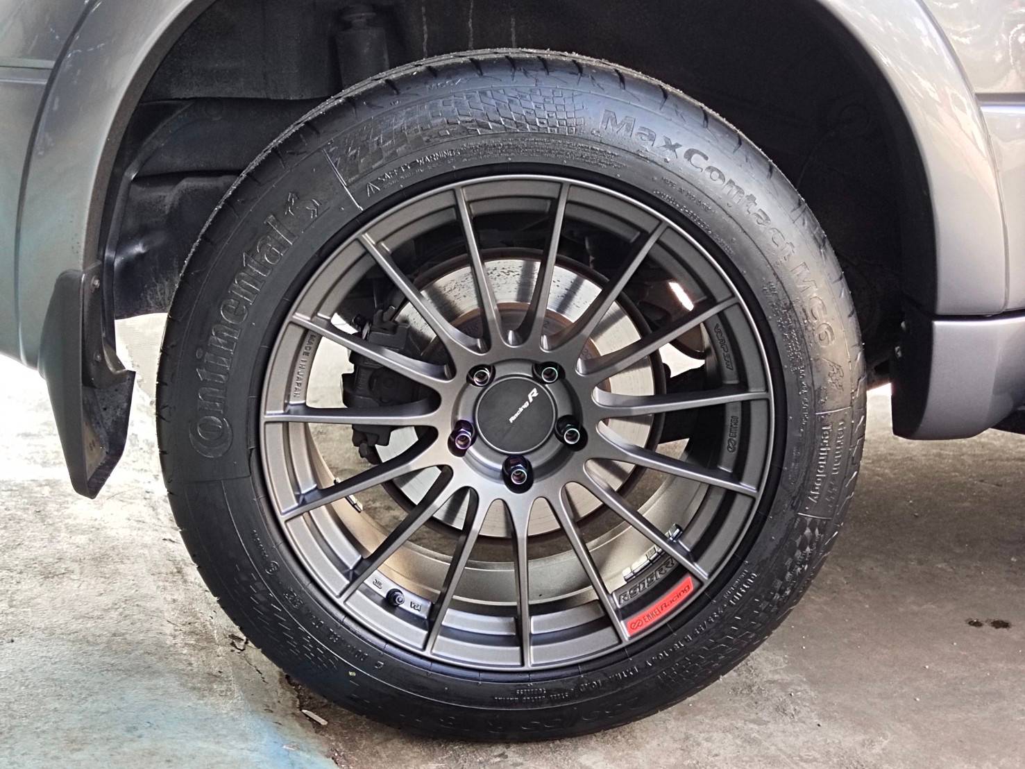 ENKEI RS05RR ล้อแท้ญี่ปุ่น ขอบ18 5x114.3 ET+35 Matte Dark Gunmetallic