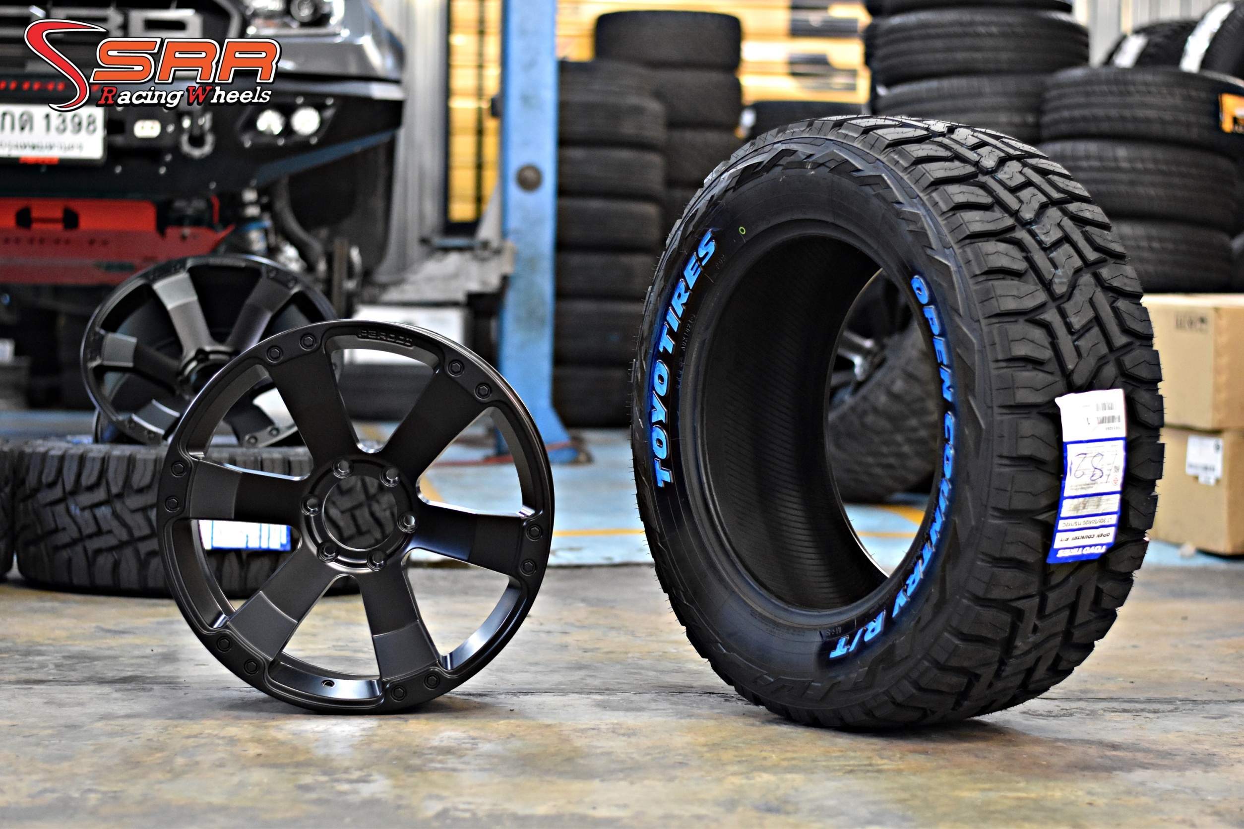 PARODI ROAR 20x9.5 6H139.7 ET10 BLACK FLAT