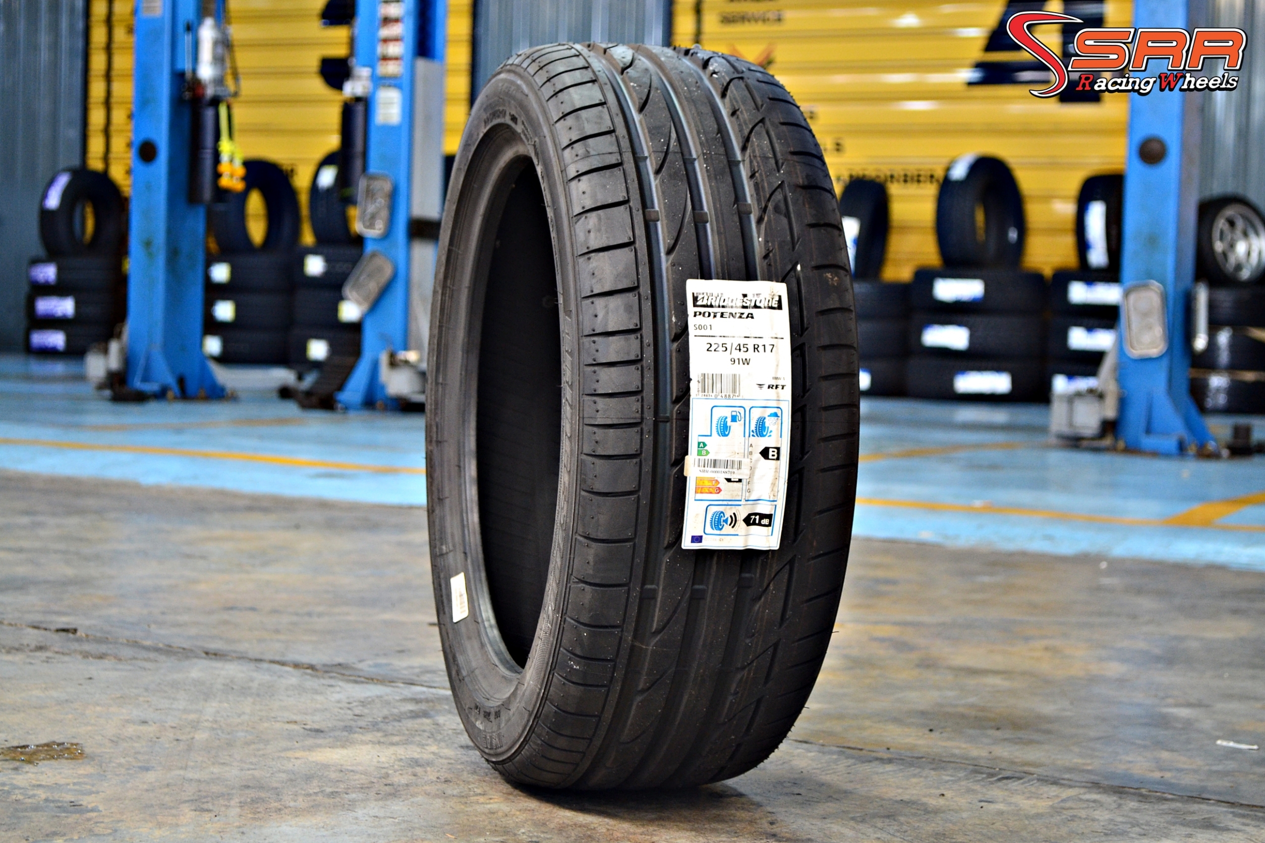 BRIDGESTONE POTENZA S001 RFT 225/45R17 ยางรันแฟลท ลดราคาพิเศษ