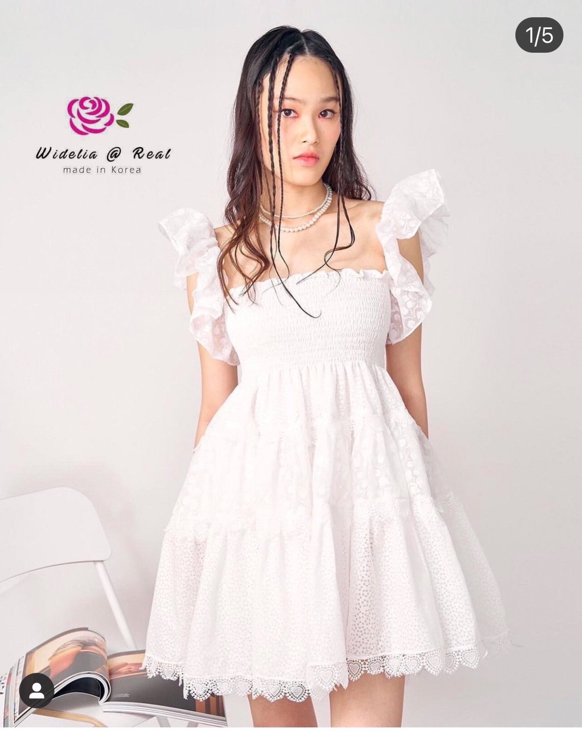 TT Mini Dress มินิเดรสแขนระบายแสนสวย