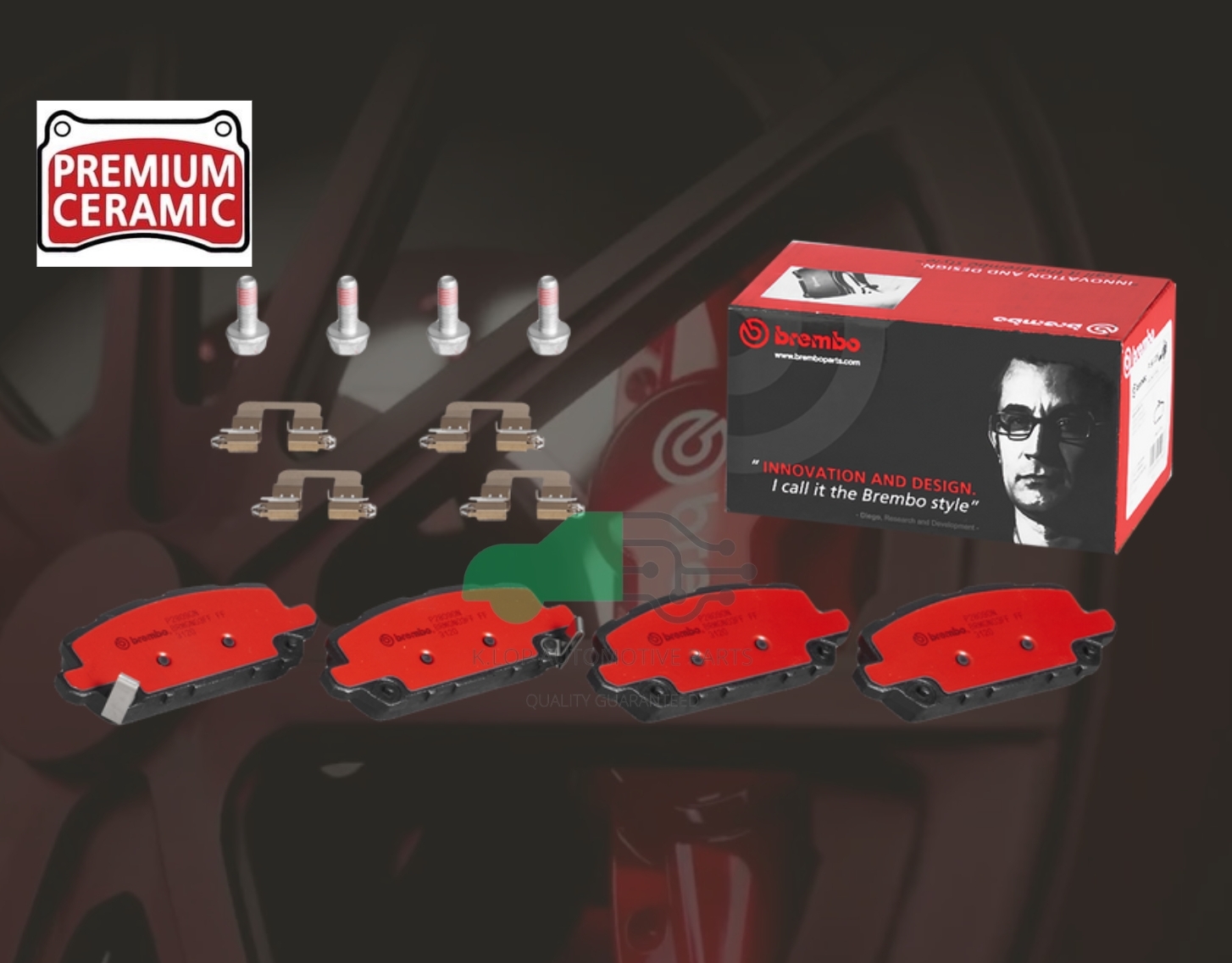 P28 090N ผ้าเบรกหลัง (แท้ BREMBO รุ่น Ceramics) HR-V (1.8)