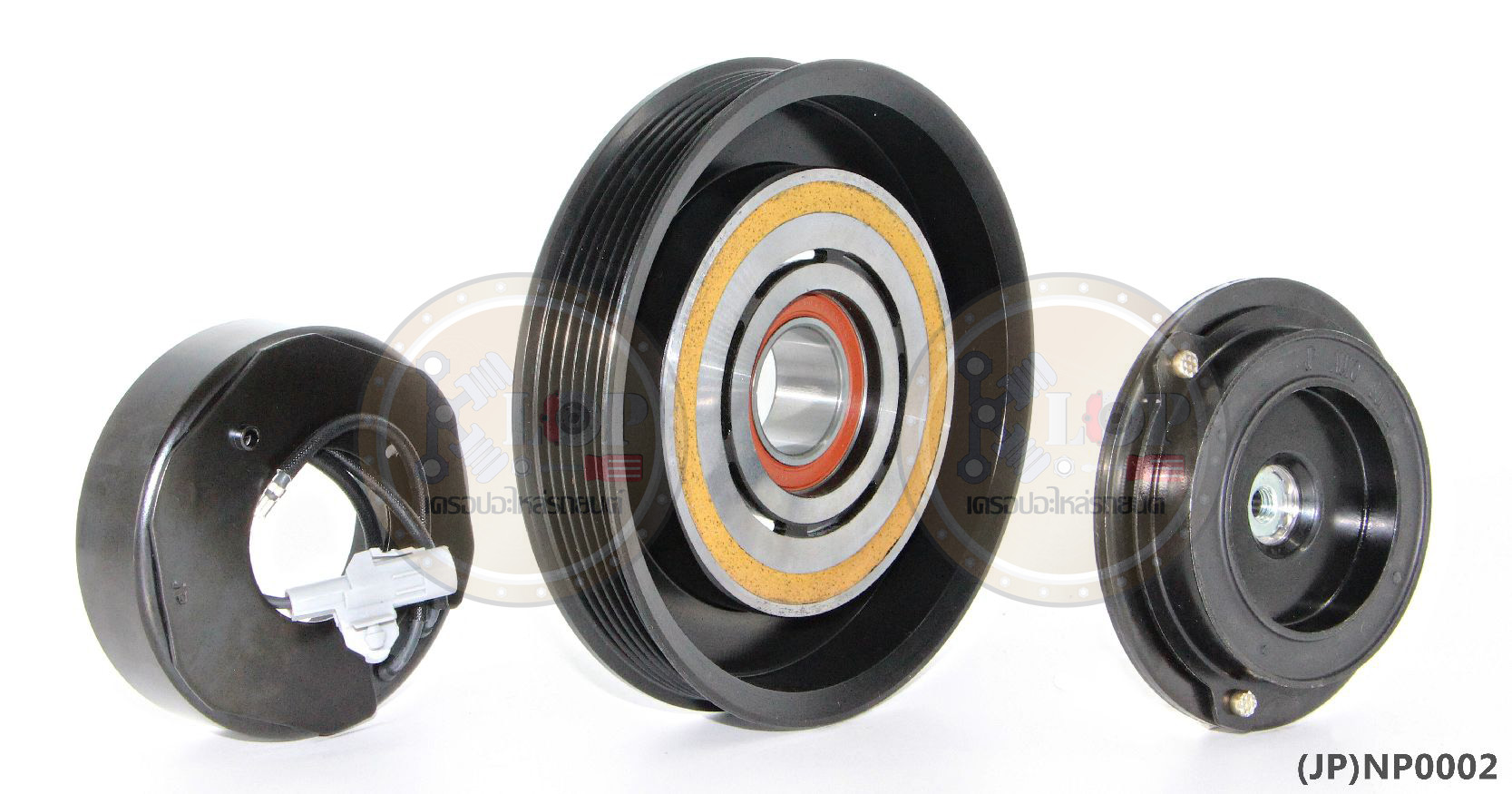 (JP)NP0002(Vinn) ชุดหน้าคลัทช์ JZ ใหญ่ 155mm. 6PK 12V.