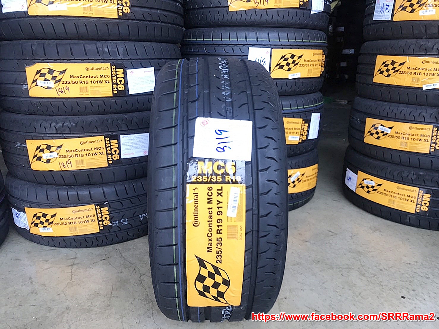 Continental MC6 235/35R19 ยางใหม่ปี19 ราคาพิเศษ