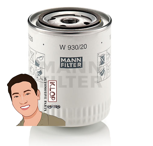 W930/20 กรองนำมันเครื่อง DISCOVERY I & II , RANG ROVER I & II (2.5 & 4.0) : MANN-FILTER แท้นำเข้ายุโรป