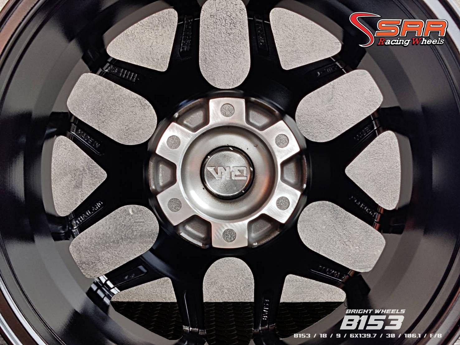 BW B153 ขอบ18 6x139.7 ET30 F/BLACK ราคาพิเศษ