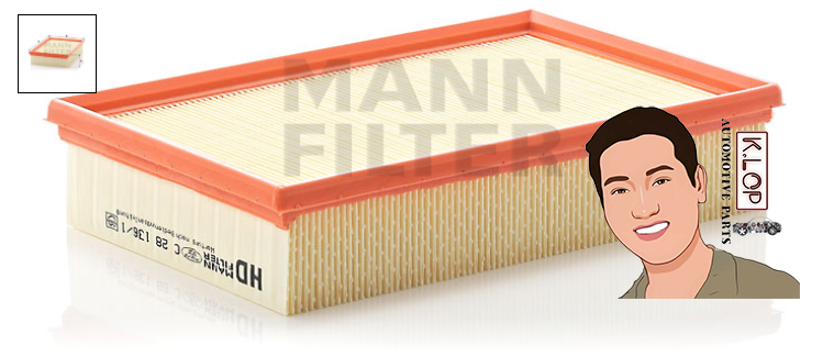 C28136/1 ไส้กรองอากาศ (VW) CADDY II '95-04' (9K9) 1.9 TDI, POLO III '94-01' (6N1) 1.9 SDI, TDI : MANN-FILTER แท้นำเข้ายุโรป