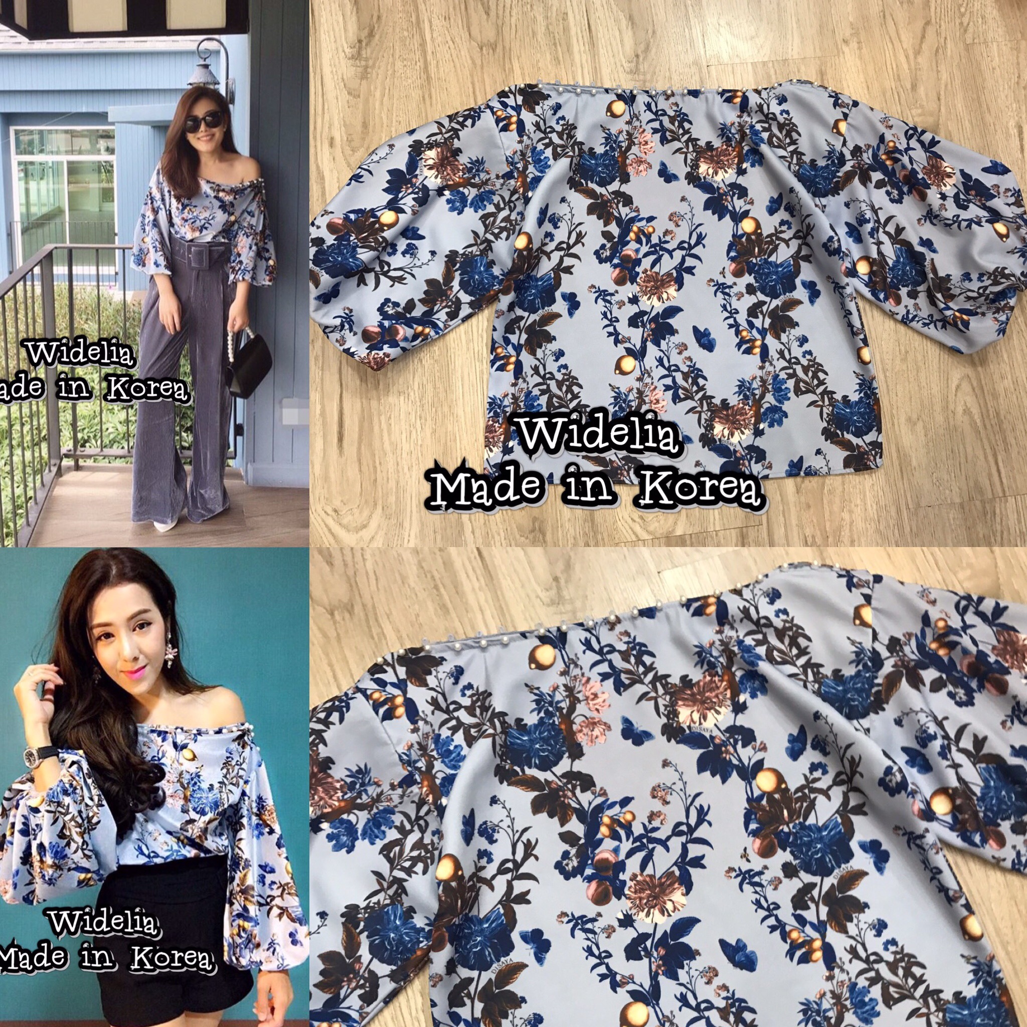 *พร้อมส่ง*DSY. Tops :: เสื้อปาดไหล่ตัวสวยปัง