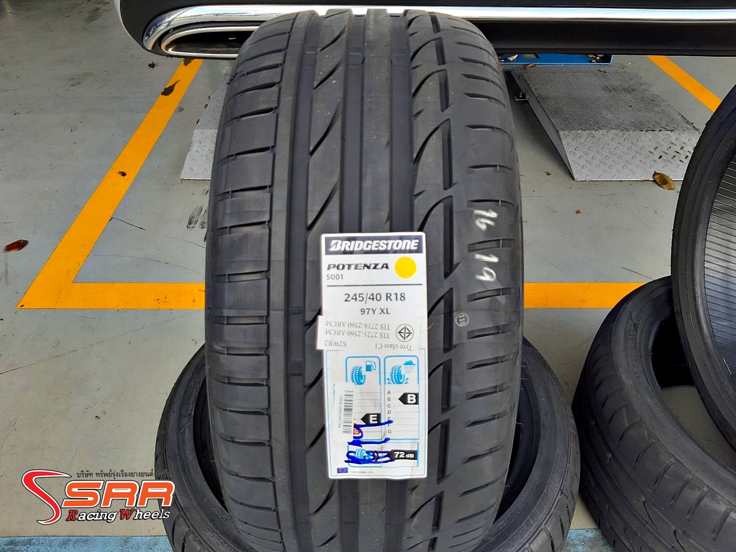 BRIDGESTONE POTENZA S001 265/35R18 ยางนำเข้า ปี19 ราคาพิเศษ