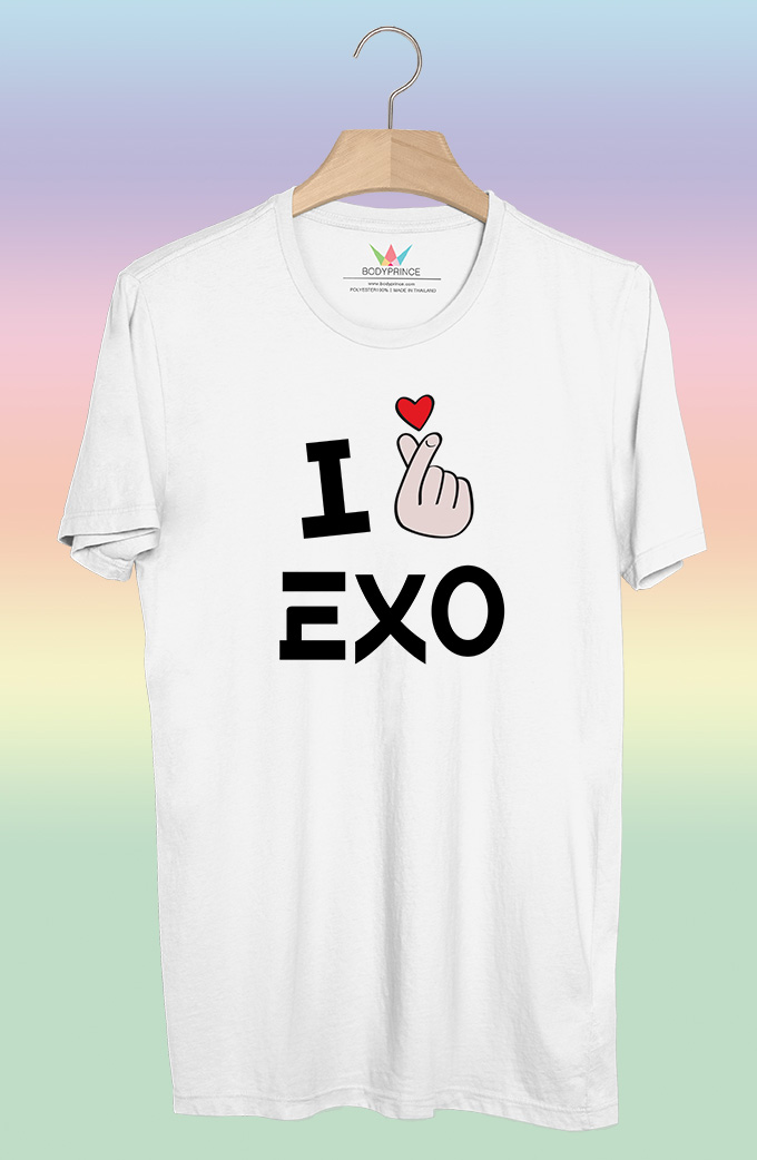 BP597 เสื้อยืด I Love EXO